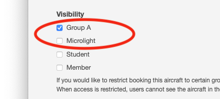 Restricting access to only Group A customers