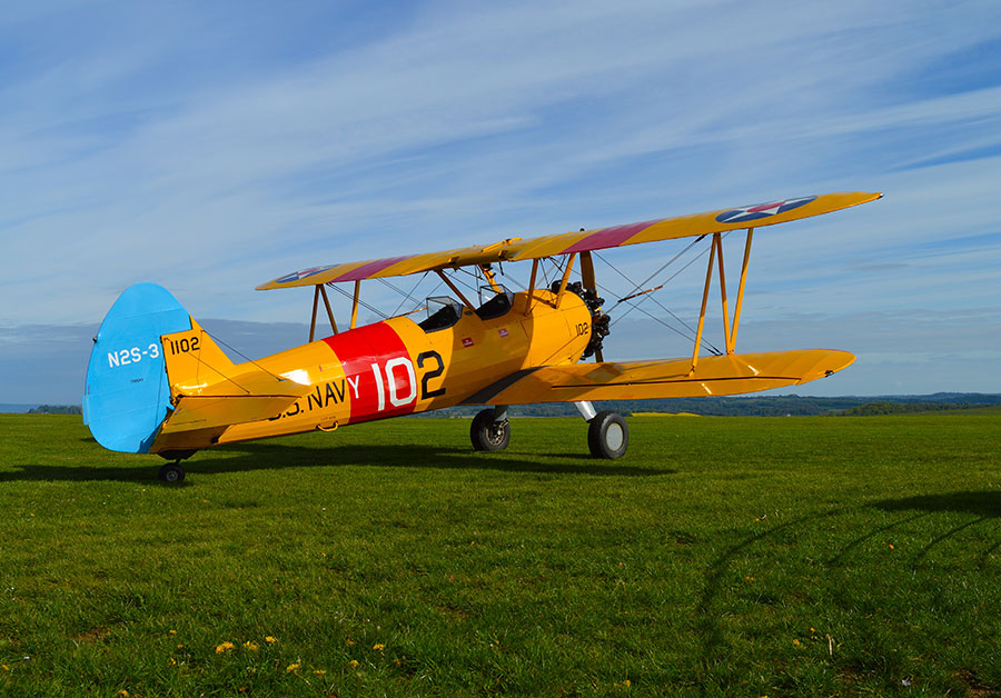 1940’s Boeing Stearman flight experiences are available from Compton Abbas Airfield